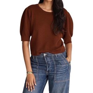 Madewell•Merino Silk Diana Fem Tee•Size S•NWT